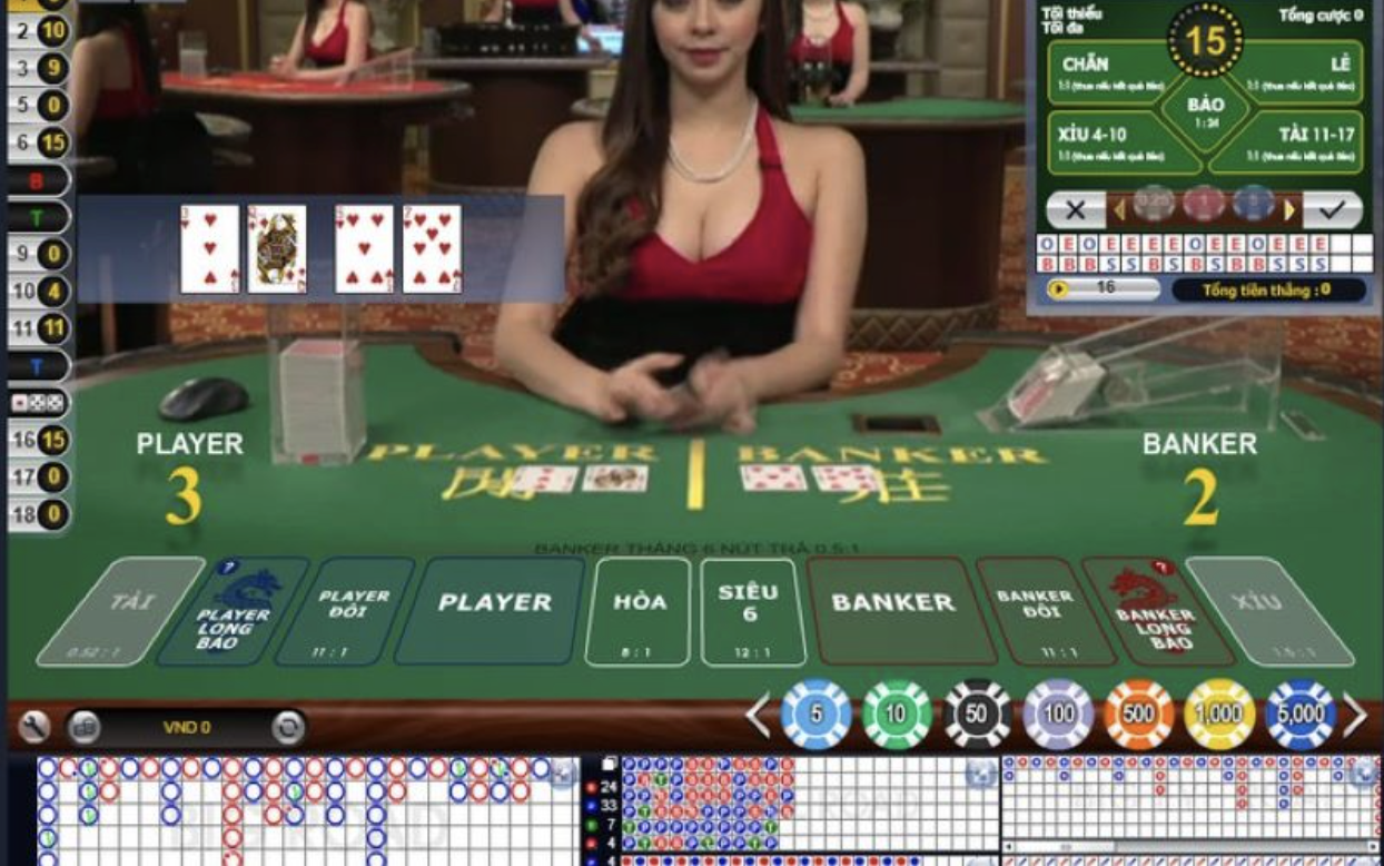 The game portal offers many quality casino games